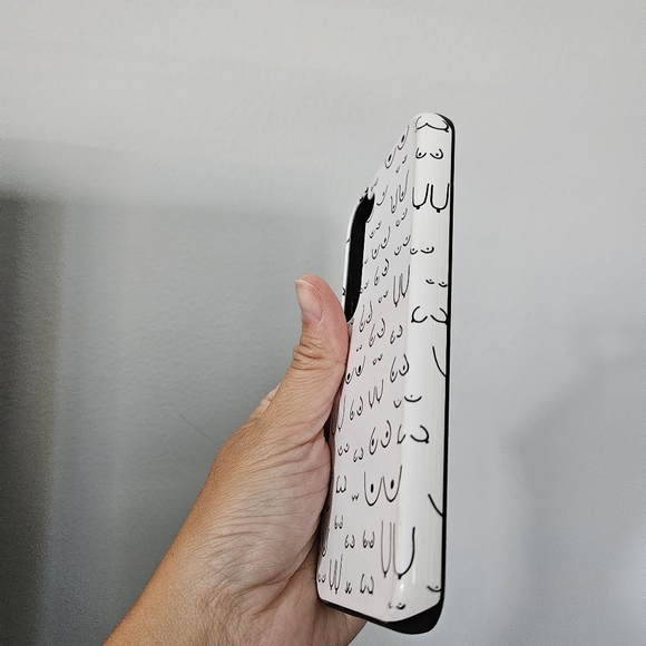 Titty City Design Boob Phone Case Samsung S22 Hard Shell with Protective Layer - Picture 2 of 5